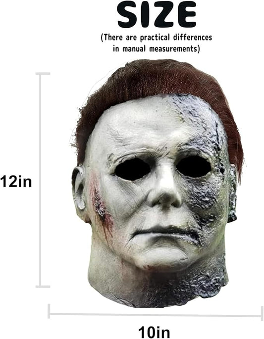 Michael Myers Mask, Halloween Horror Masquerade Cosplay Party Mask, Michael Myers Costume Scary Cosplay