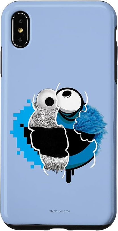 iPhone XS Max Sesame Street Split Cookie Monster Case