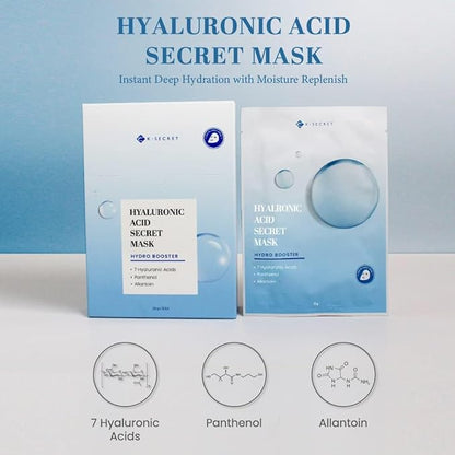 Hyaluronic Acid Secret Mask (10 sheets)