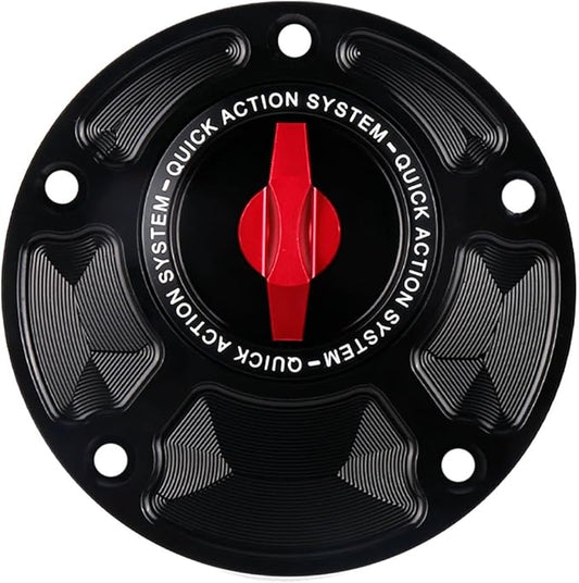 For Yamaha XSR 900 YZF-R1 For Ducati MONSTER 950 821 Motorcycle Gas Cover Keyless Fuel Tank Cap (Red)
