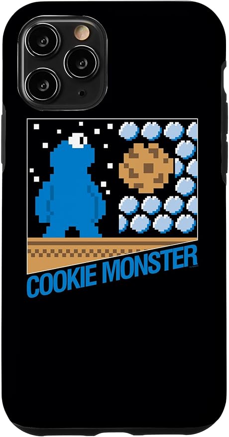 iPhone 11 Pro Sesame Street Cookie Monster 8-Bit Case