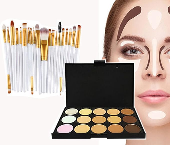20pc White Eye And 15pc Contour Pallet Eye