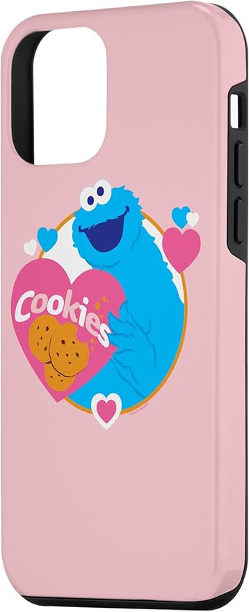 iPhone 12 mini Sesame Street Cookie Monster Love Cookies Case