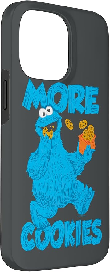 iPhone 14 Pro Max Sesame Street Cookie Monster More Cookies Case