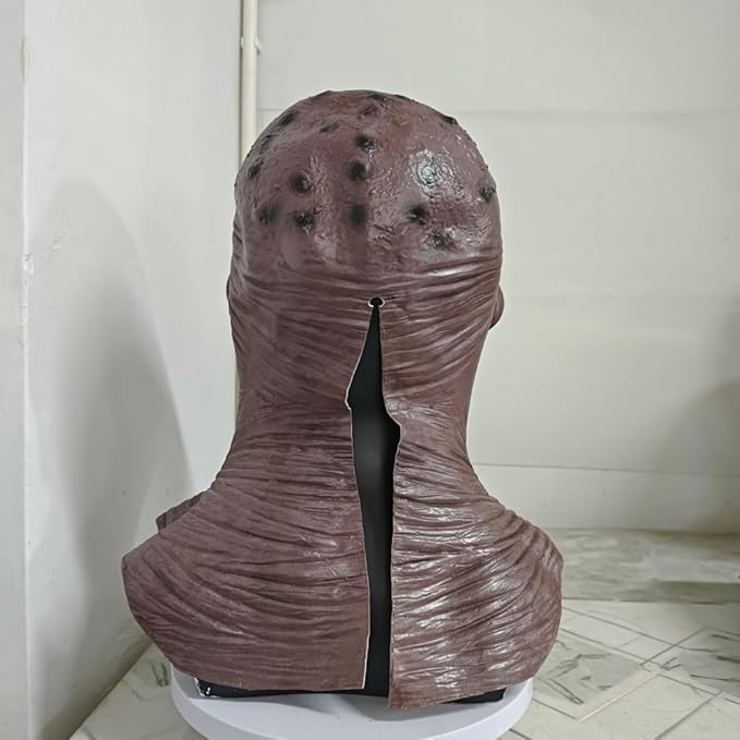 Horror Catfish Mask Halloween Cosplay Costume Realistic Latex Fish Head Full Head Cover Monster Party Dress Up Animal Mask Props