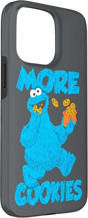 iPhone 15 Pro Max Sesame Street Cookie Monster More Cookies Case