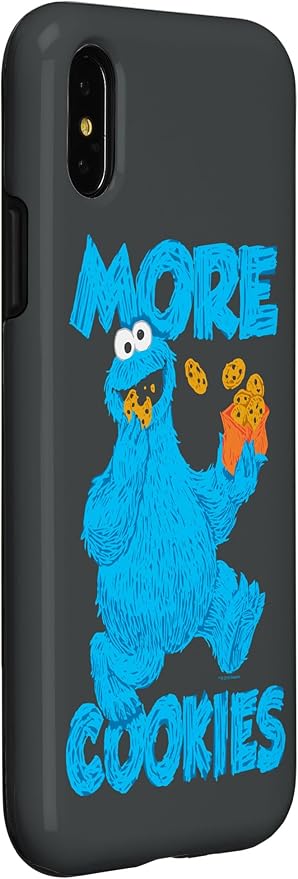 iPhone X/XS Sesame Street Cookie Monster More Cookies Case