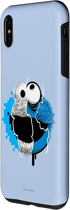 iPhone XS Max Sesame Street Split Cookie Monster Case