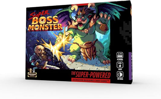 Super Boss Monster, Build The Ultimate Side-Scrolling Dungeon, for 1-4 Players Ages 13+