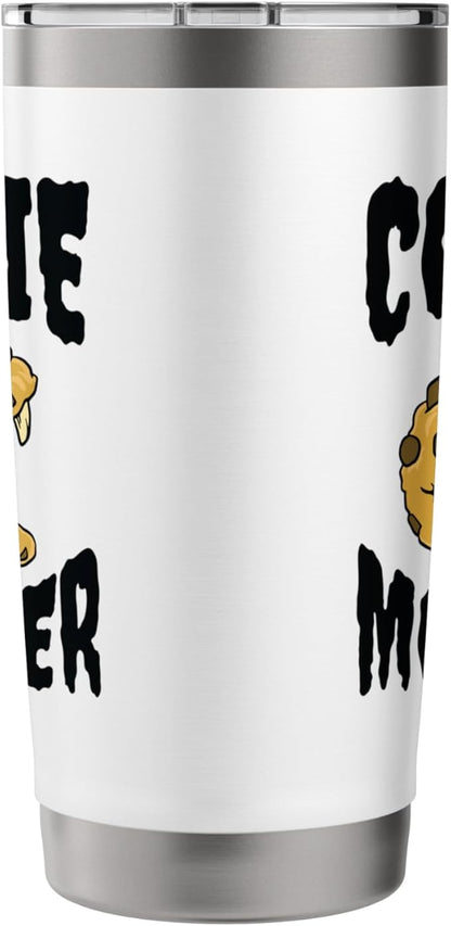 Funny Cookie Monster Creature Humour Stainless Steel Insulated Tumbler