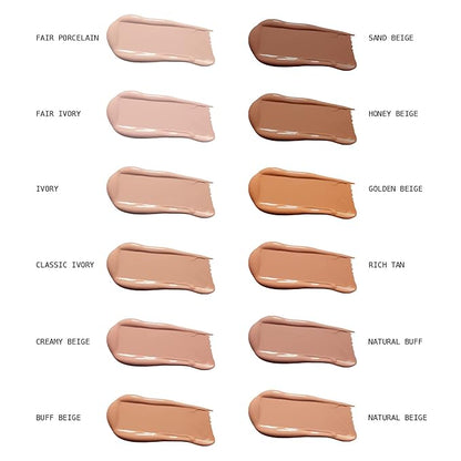 Ruby Kisses Liquid Foundation Medium Coverage, Lightweight, Natural