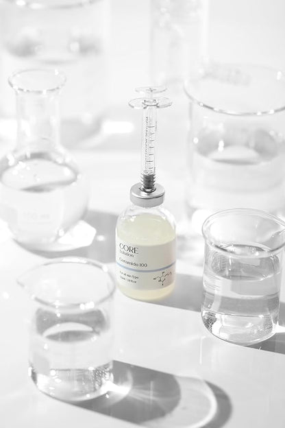 Ceramide 100 Ampoule – Barrier Repair & Moisture Locking Serum for Sensitive Skin – 30mL + Needleless Syringe