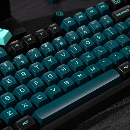 160 Keys Doubleshot Keycaps SA Profile Green Monster Keycaps Set Fit for 60% 65% 75% 95% Mechanical Keyboard Cherry Mx Switches