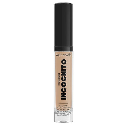 wet n wild Mega Last Incognito All-Day Full Coverage Liquid Matte Concealer, Medium Neutral