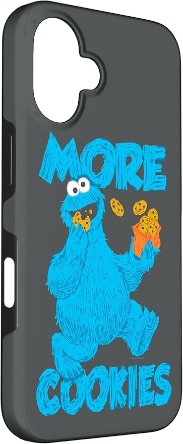 iPhone 16 Sesame Street Cookie Monster More Cookies Case