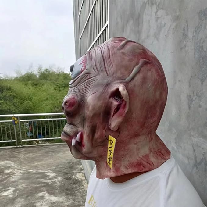 Creepy Cyclops Mask Scary Giant Beasts Monster Masks Latex Cosplay Props Halloween