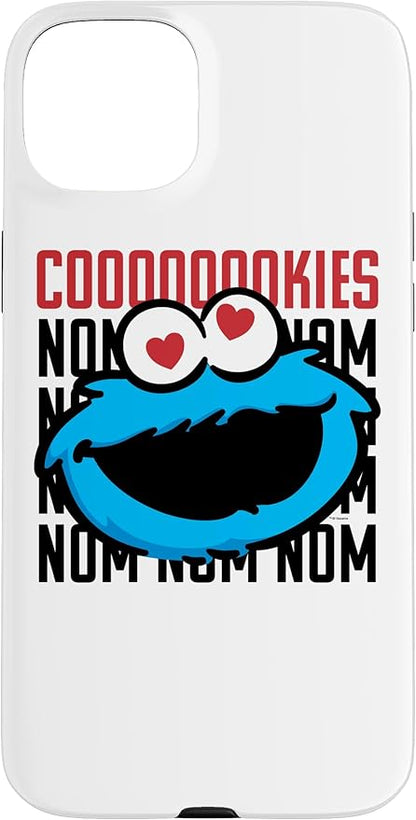 iPhone 15 Plus Sesame Street Cookie Monster Coooooookies Case