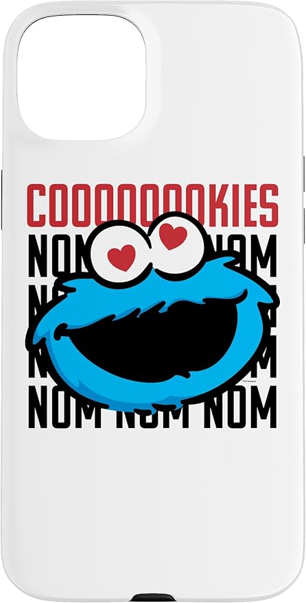 iPhone 15 Plus Sesame Street Cookie Monster Coooooookies Case