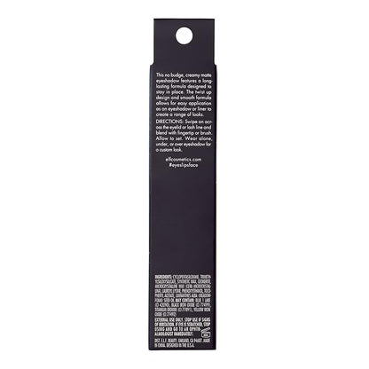 e.l.f. No Budge Matte Shadow Stick, One-Swipe Cream Eyeshadow Stick, Long-Wear & Crease Resistant, Matte Finish, Out of Sight