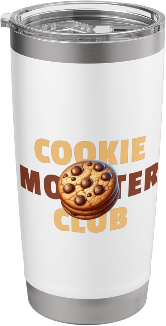 Cookie Monster Club - Sweet Treats Design Stainless Steel Insulated Tumbler