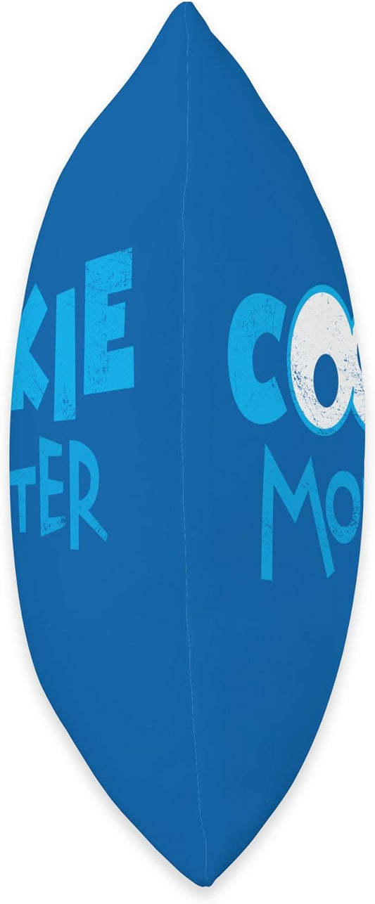 Sesame Street Cookie Monster Eyes Throw Pillow, 18x18, Multicolor