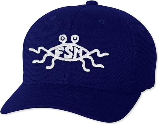 FSM Flying Spaghetti Monster Embroidered Flexfit Adult Cool & Dry Sport Cap Hat