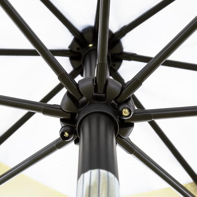 Sunnyglade 9ft Patio Umbrella Replacement Canopy Market Umbrella Top Outdoor Umbrella Canopy with 8 Ribs
