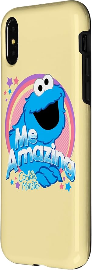 iPhone X/XS Sesame Street Cookie Monster Me Amazing Case