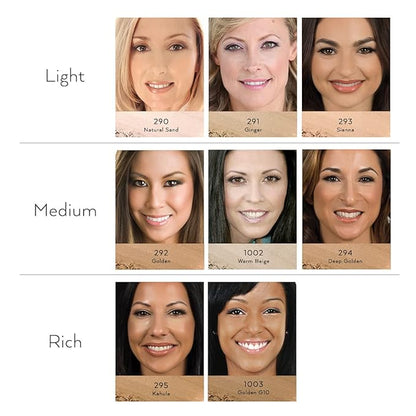 EMANI Vegan Cosmetics Flawless Matte Foundation, 294 Deep