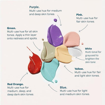 MAEPEOR Liquid Conceal Contour 7 Colors Cream Lightweight 02 Purple)