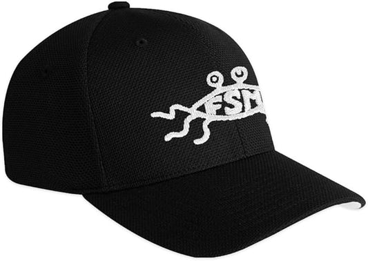 FSM Flying Spaghetti Monster Embroidered Flexfit Adult Cool & Dry Sport Cap Hat