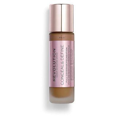 Makeup Revolution Conceal and Define Foundation, Full Coverage Fl Oz