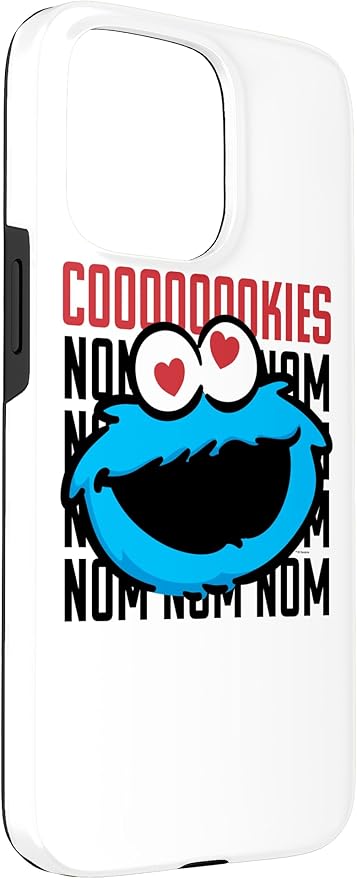 iPhone 15 Pro Max Sesame Street Cookie Monster Coooooookies Case