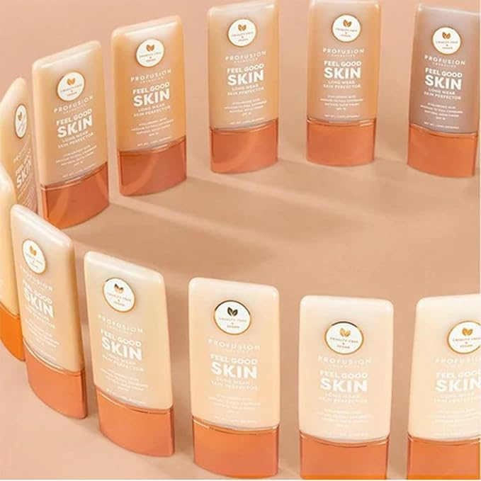 Profusion Cosmetics Lightweight Liquid Foundation for a Flawless Tan 3