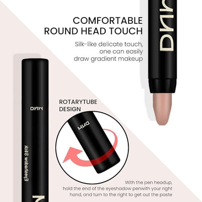 evpct 2Pcs Cream Eyeshadow Sticks Set for Eyes Waterproof, Ginger Matte Caramel Matte Eye shadow Stick Pencil Pen Bulk sombras en crema para ojos 29+30