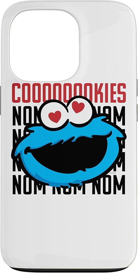 iPhone 13 Pro Sesame Street Cookie Monster Coooooookies Case