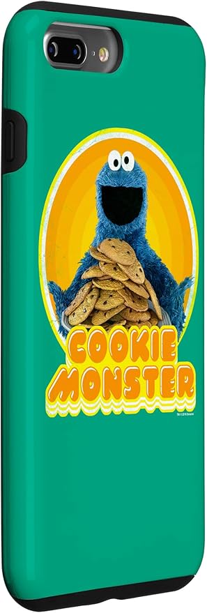 iPhone 7 Plus/8 Plus Sesame Street Cookie Monster Iron On Case