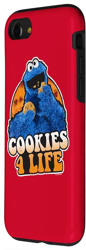 iPhone SE (2020) / 7 / 8 Sesame Street Cookie Monster Cookies 4 Life Case