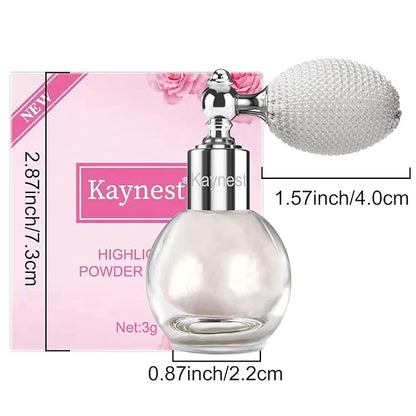 Highlighter Powder Spray, Longwear Glitter Spray for Body,