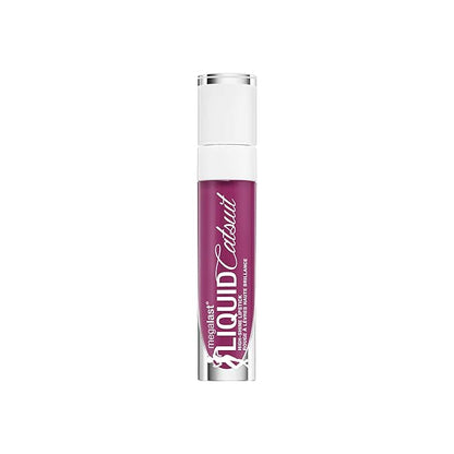 wet n wild Mega Last Catsuit High-Shine Liquid Lipstick Purple Berry Down Lo