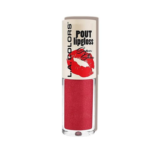 L.A. COLORS Pout Shiny Lipgloss, French Kiss CLG647