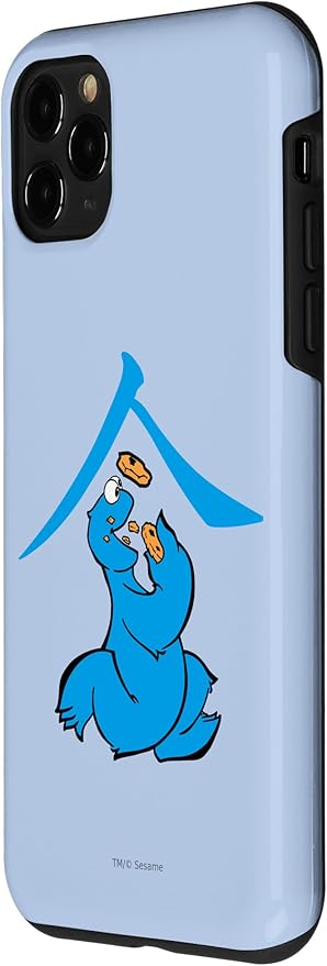 iPhone 11 Pro Sesame Street Cookie Monster Eat in Kanji Case
