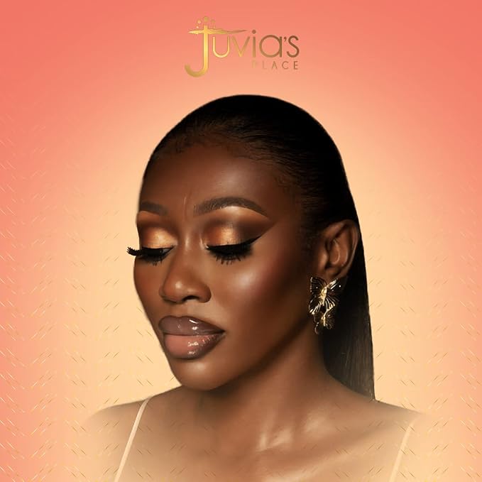 Juvia's Place Long Lasting Lip Gloss Reflect Barely There, Non-Sticky Luscious High Shine Glow, 16 oz, Light Neutral Beige, Smooth and Creamy