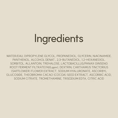 The Face Shop Ginseng Glow Essence Toner - Improves Skin Elasticity, Glowy Finish, for Dull & Dry Skin, with Korean Ginseng, Anti Aging, Korean Skincare, 100ml / 3.3 fl. oz.
