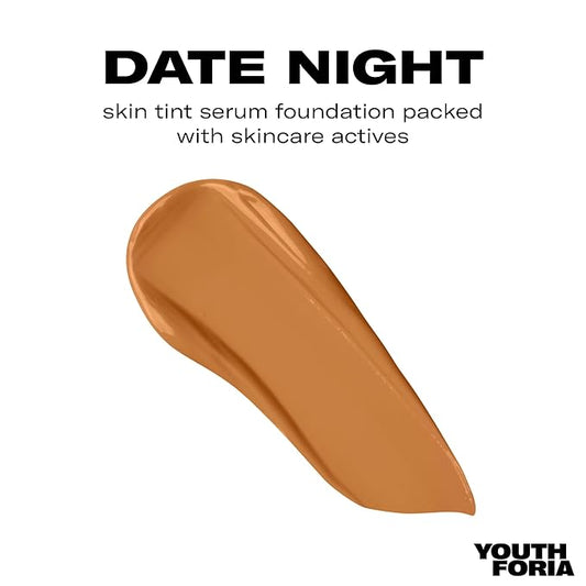 Youthforia Date Night Skin Tint Serum Foundation, Light-Medium Warm Undertones
