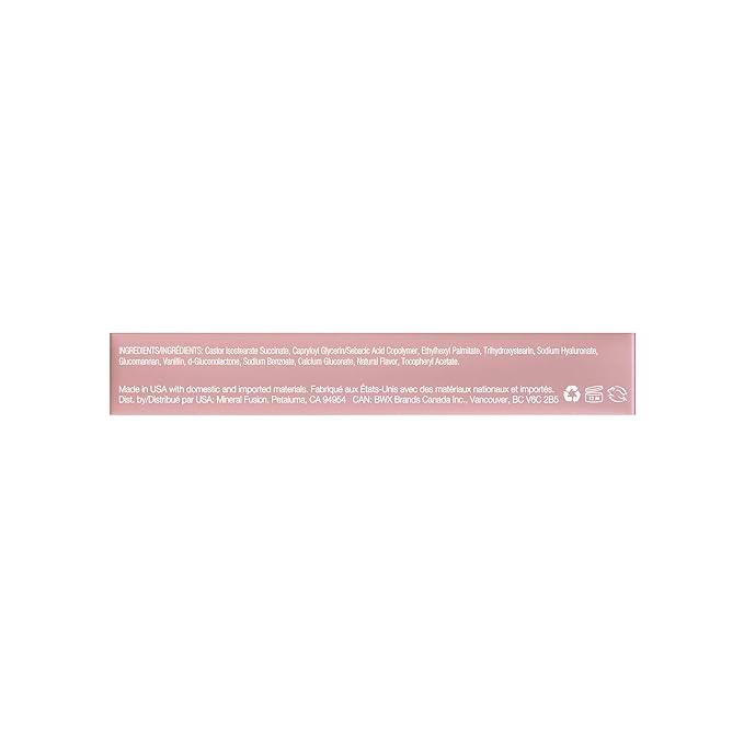 Mineral Fusion Hydro-Shine Lip Gloss Plumper, Clear, 0.15 Ounce