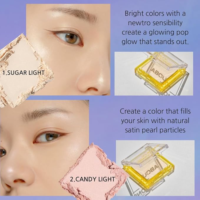 Light On Me Highlighter 2 Color - Makeup SUGAR LIGHT) 26oz