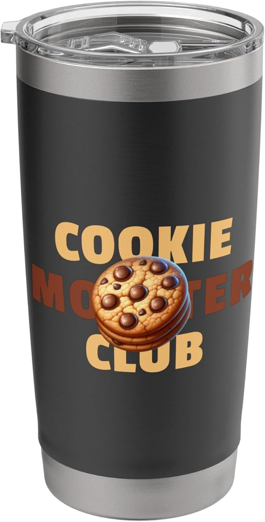 Cookie Monster Club - Sweet Treats Design Stainless Steel Insulated Tumbler