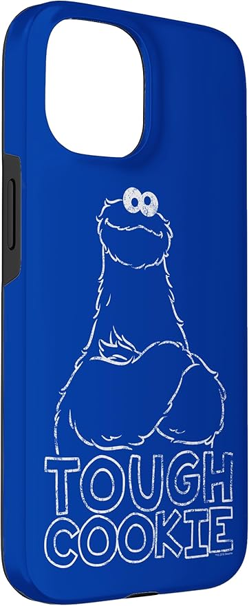 iPhone 15 Sesame Street Cookie Monster Tough Cookie Case
