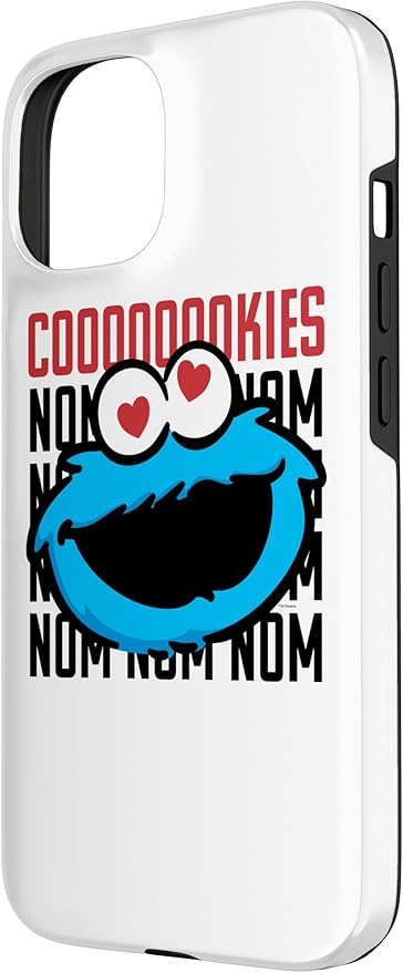 iPhone 15 Sesame Street Cookie Monster Coooooookies Case